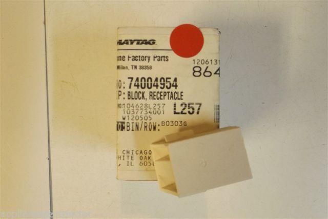 JENN AIR MAYTAG STOVE 74004954 BLOCK RECEPTACLE NEW IN BOX JENN AIR MAYTAG STOVE 74004954 BLOCK RECEPTACLE NEW IN BOX